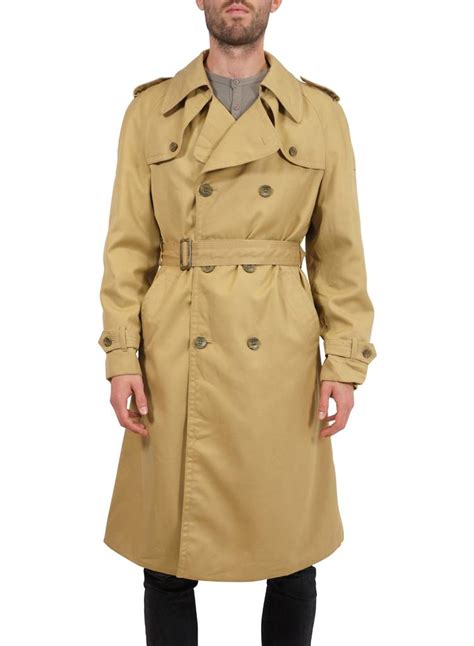 old fashioned trench coats.